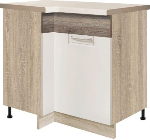 Stūra skapītis apakšā 100/70 cm Econo ECO-14D labais