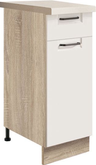 30 cm apakšējā skapīte ar atvilktni Favorit White FW-1D