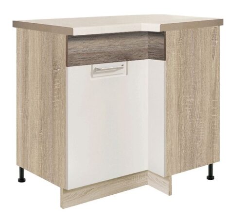 Stūra skapītis apakšā 100/70 cm Econo ECO-15D kreisais