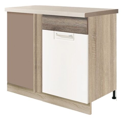 Stūra skapītis apakšā 110/60 cm Econo ECO-25DP