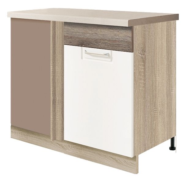 Stūra skapītis apakšā 110/60 cm Econo ECO-25DP