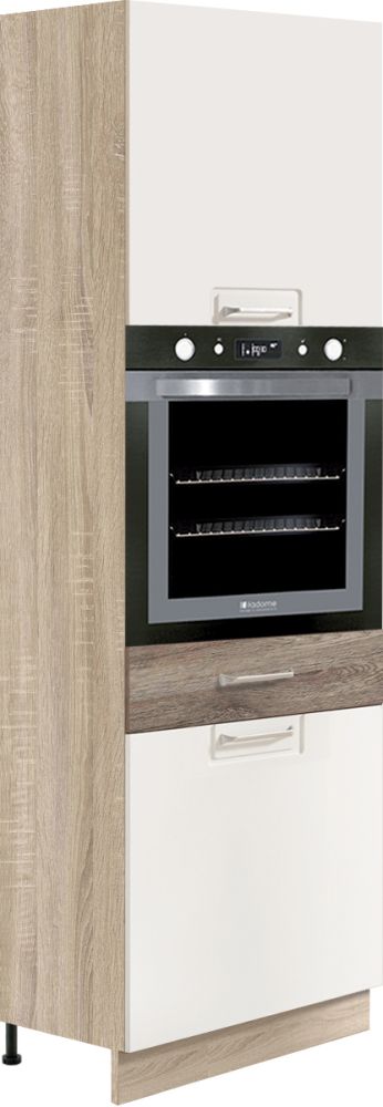 60 cm kolonnas skapis, skursteņa formas krāsns Econo ECO-20D