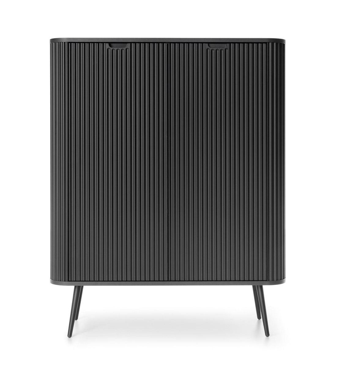 Zova K-103 frēzēta kumode, melna — изображение 2