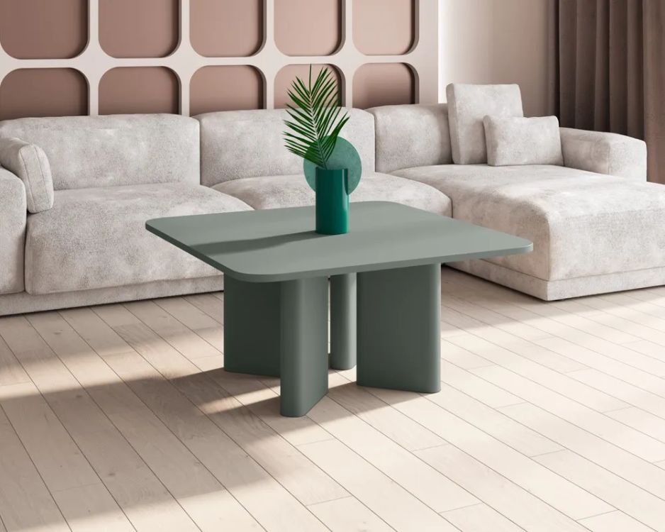 DIVERSO kafijas galdiņš 80x80 tumši zilā krāsā — изображение 4