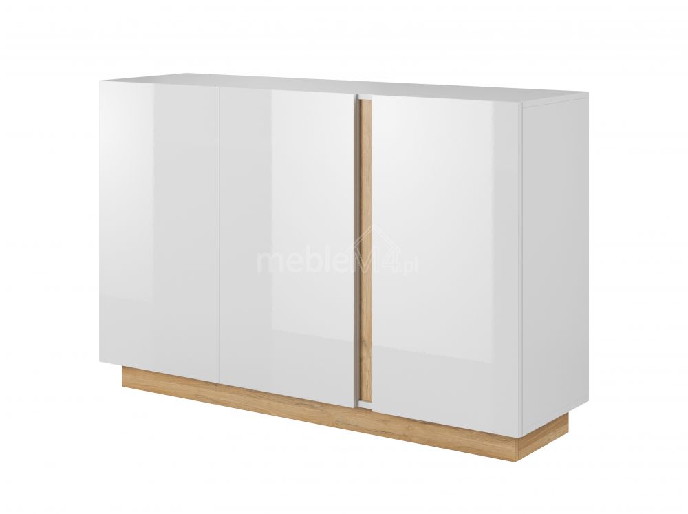 Kumode 138 Arco - spīdīgi balta