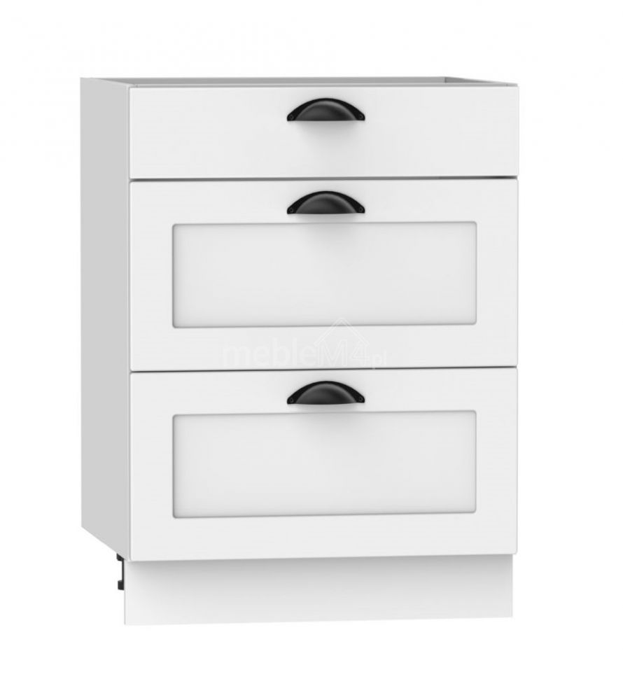 Apakšējais skapis ar 60 cm atvilktnēm D60S/3 Adele