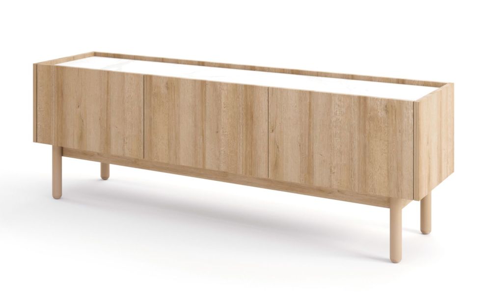 TV skapis Boho RTV144 kumode, Riviera ozols