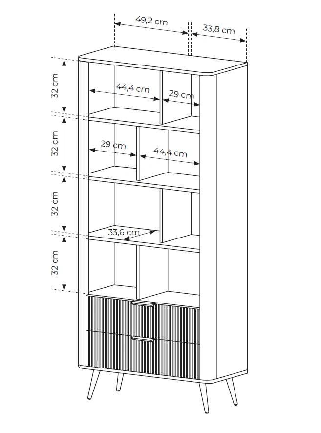 Lante plaukts uz augstām kājām, balts — изображение 6