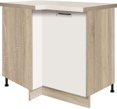 Stūra skapītis apakšā 100/70 cm Favorit White FW-14DP