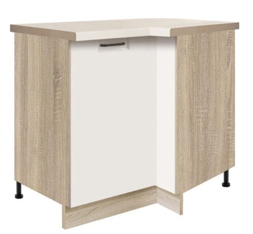 Stūra skapītis apakšā 100/70 cm Favorit White FW-15DL