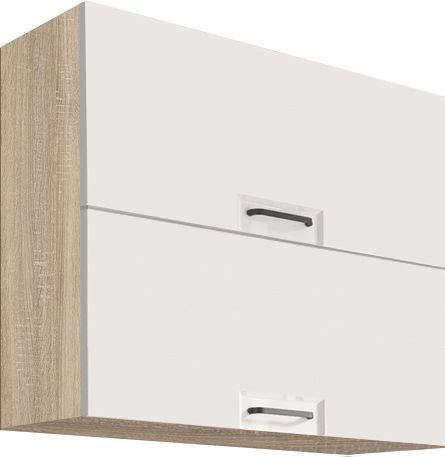 Augšējais skapis 80 cm, noliecams, Favorit White FW-48G