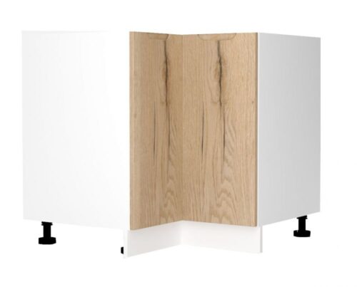 Apakšējais skapītis 90/90 cm stūra DRP labais/kreisais Zoya