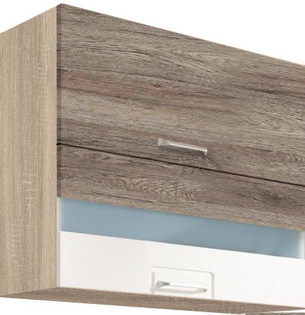 Sienas skapis 80 cm ar stiklu Econo ECO-41G