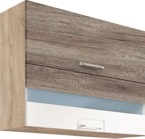 Sienas skapis 90 cm ar stiklu Econo ECO-42G