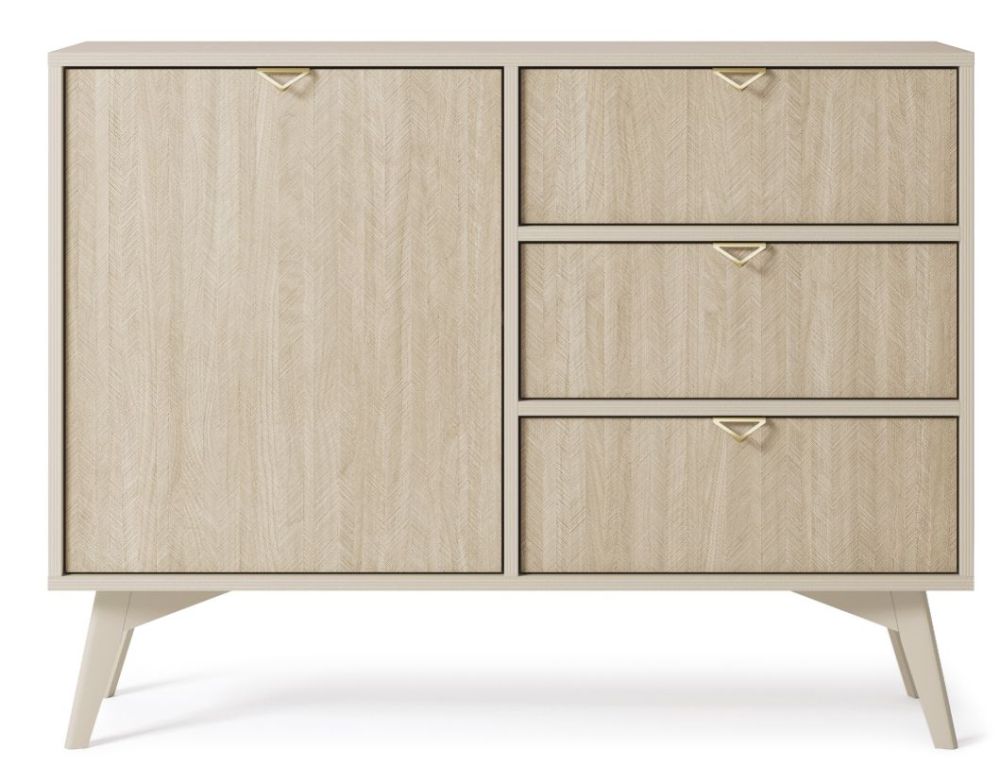 Kumode un skapis ar skujiņas raksta fasādēm Forest KSZD106 — изображение 5