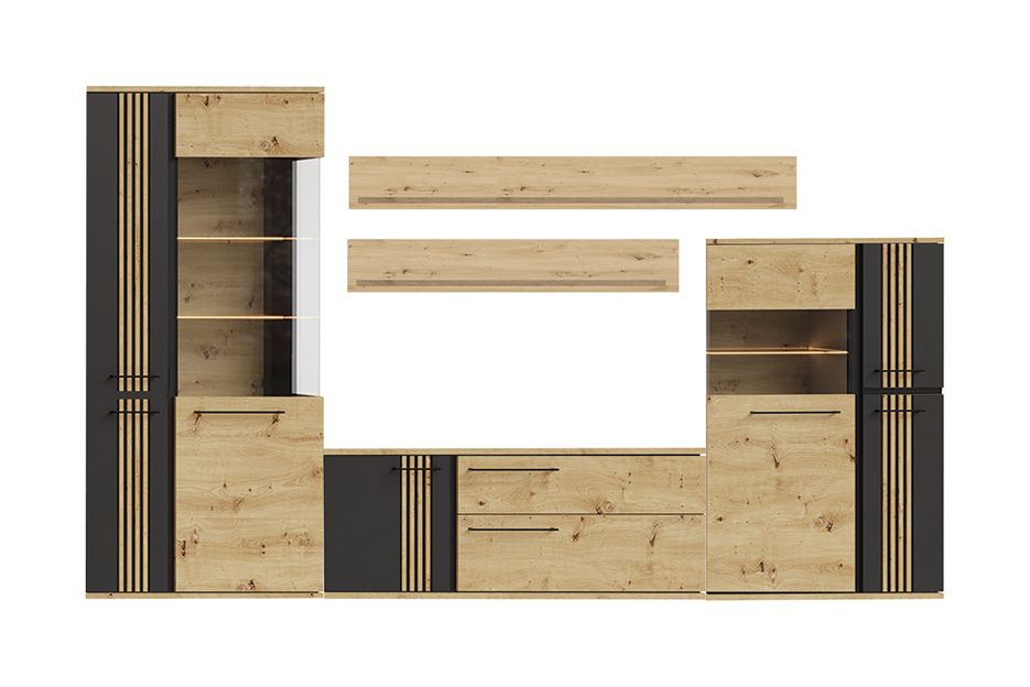 Molto melna ML12 bēniņu kumode — изображение 7