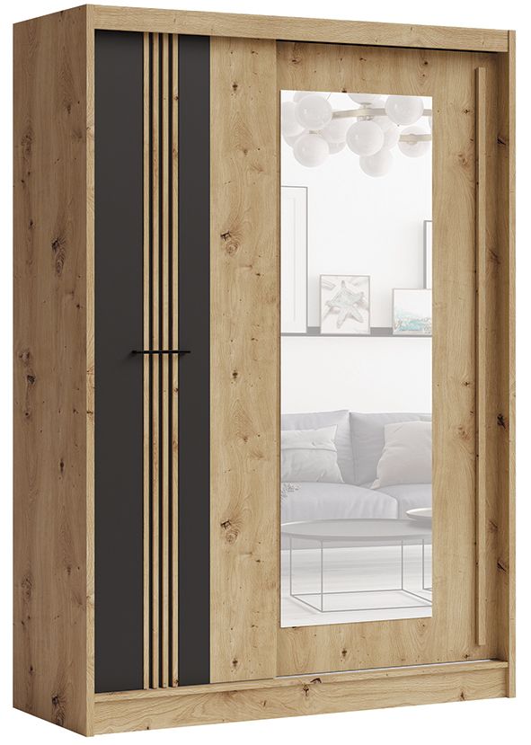 Molto melns ML-150 bēniņu skapis