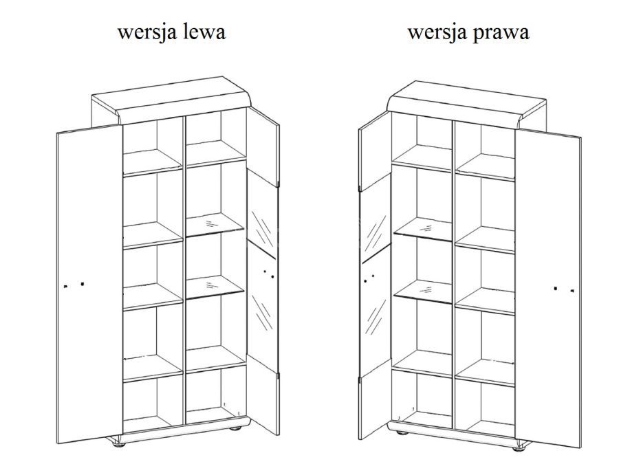 Augstceltnes vitrīna "Link 80" — 4 attēls