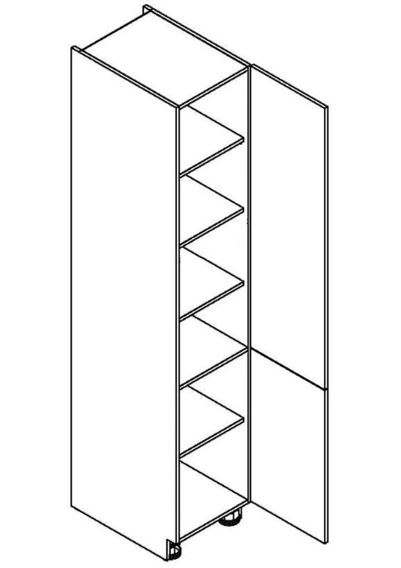 Uzglabāšanas bloka kolonnas skapis 40 cm Vita D40SŁ/2133 P/L — изображение 2