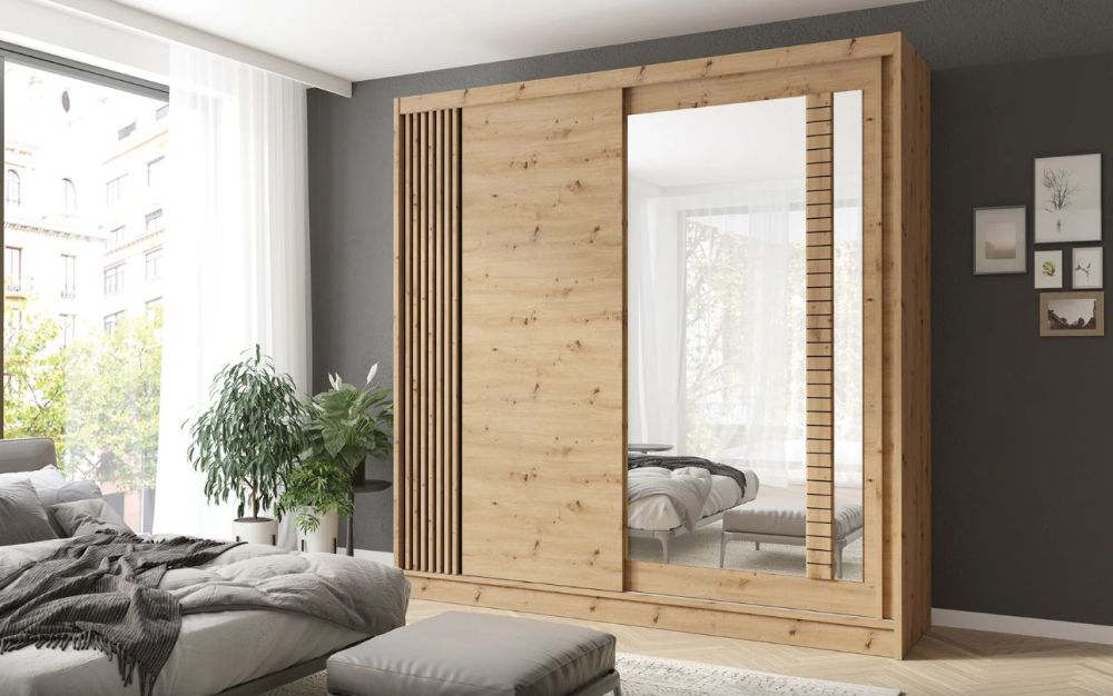 Loft stila skapis ar restēm 200 cm Artiz — 2 attēls