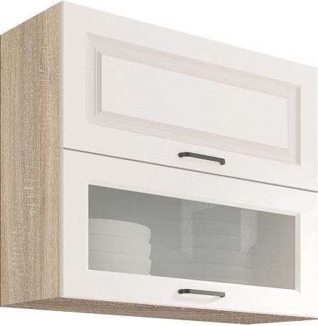 Augšējais skapis 80 cm vitrīna Smart SM-41G