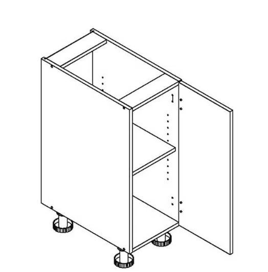 Apakšējais skapītis 30 cm Dennis D30 P/L — изображение 2