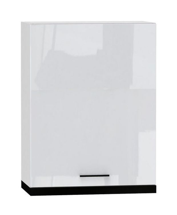 Sienas skapis 60 cm ar sudrabainu pārsegu W60/88 SLIM R/L Oscar