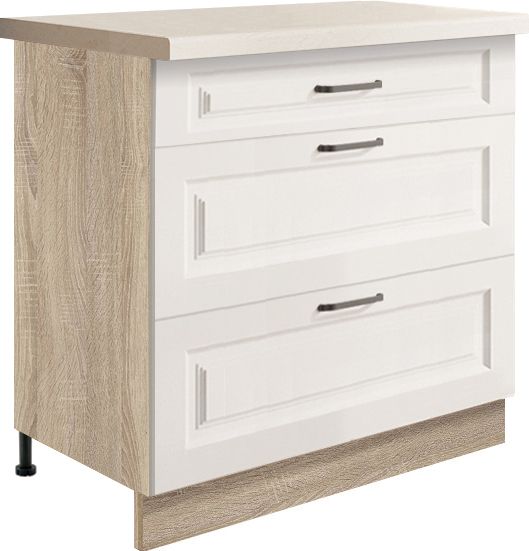 80 cm apakšējā skapīte ar atvilktnēm Smart SM-22D