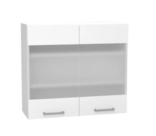 Sienas skapis 80 cm Vita WS80N vitrīna – 2 fasādes