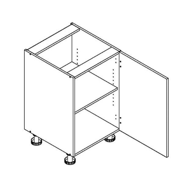 Apakšējais skapītis 60 cm Dennis D60 P/L — 2 attēls