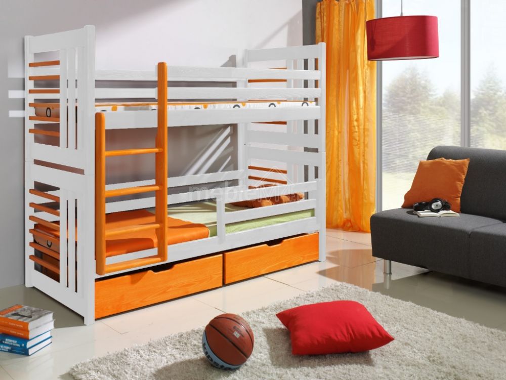 ROLAND divstāvu gulta ar atvilktnēm 90x190 cm — изображение 5