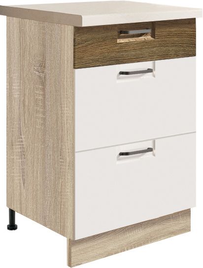 Apakšējais skapis 50 cm ar atvilktnēm Favorit Ribbeck FR-9D