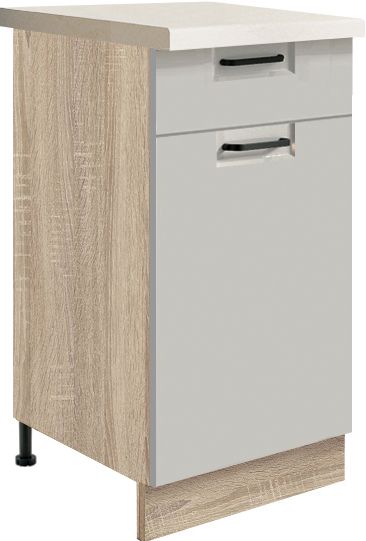 40 cm pamatnes skapītis ar atvilktni Favorit Latte FL-2D