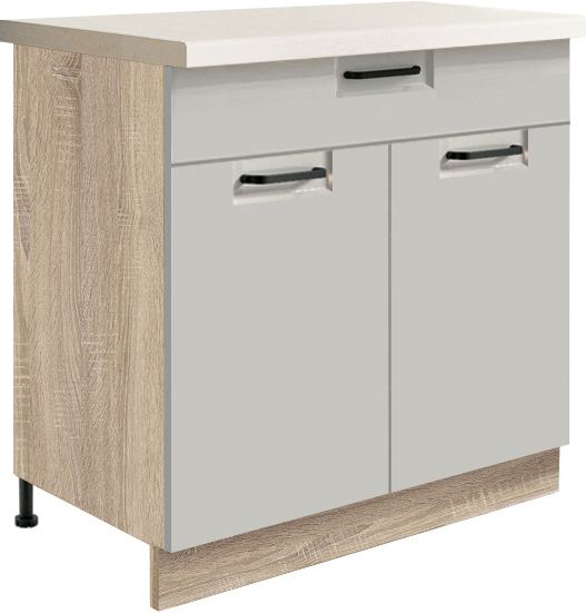 Apakšējais skapītis 80 cm ar atvilktni Favorit Latte FL-6D