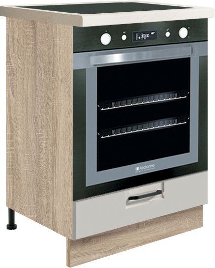 Apakšējais skapītis 60 cm Favorit Latte FL-17D cepeškrāsns