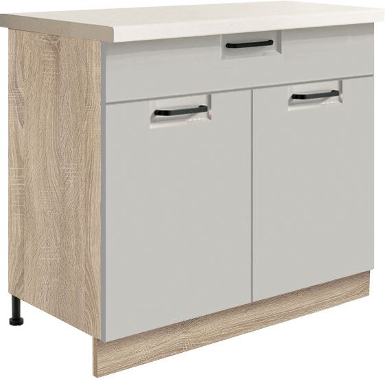 Apakšējais skapītis 90 cm ar atvilktni Favorit Latte FL-7D