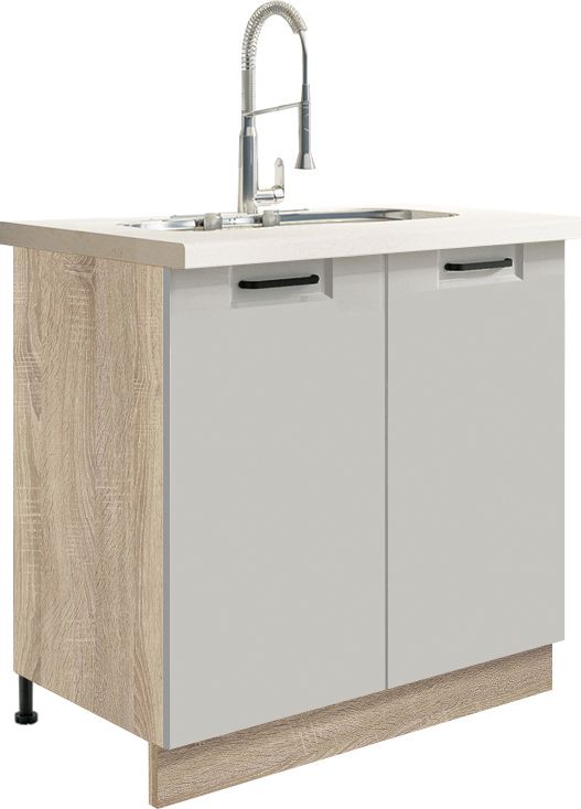 80 cm pamatnes skapītis Favorit Latte FL-12D izlietnei