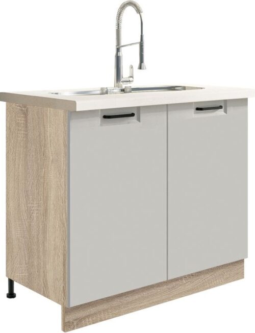 90 cm apakšējā skapīte Favorit Latte FL-13D izlietnei