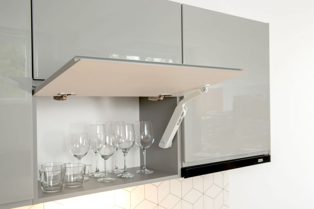 Sienas skapis 80 cm ar žāvētāju W80SU ALU Nina — изображение 3