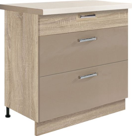 80 cm grīdas skapis ar atvilktnēm Premio PRE-22D