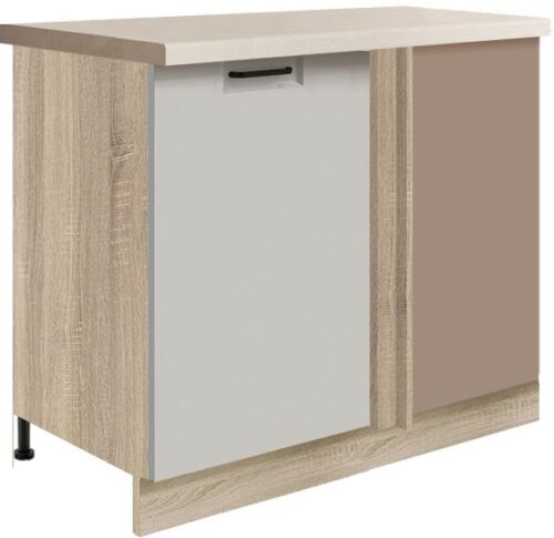 Stūra skapītis apakšā 110/60 cm Favorit Latte FL-24DL