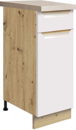 Glamour GLA-1D apakšējā skapīte ar atvilktni 30 cm