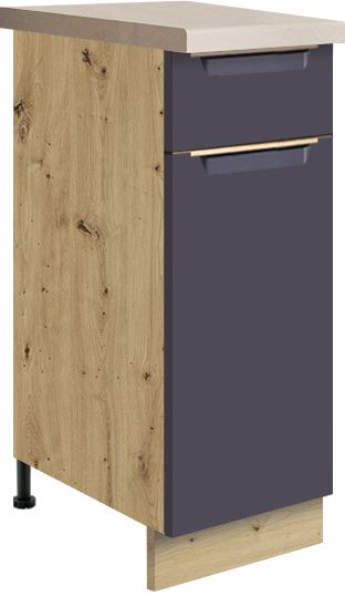 Glamour GLA-1D apakšējā skapīte ar atvilktni 30 cm — изображение 2