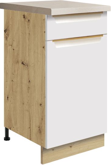 Glamour GLA-2D apakšējā skapīte ar atvilktni 40 cm