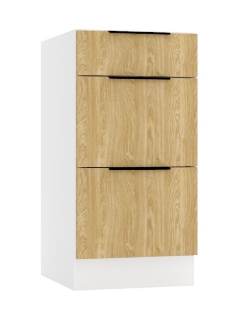 40 cm apakšējā skapīte ar atvilktnēm Sonja D40 S/3