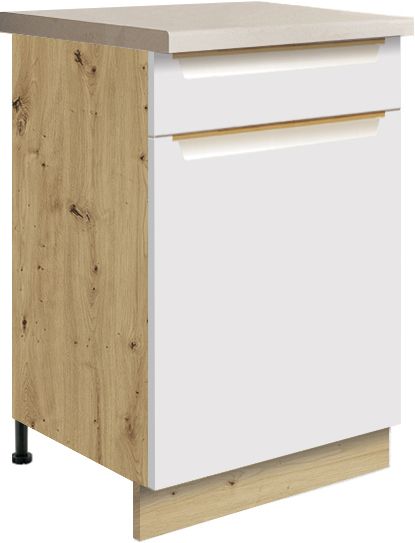 Glamour GLA-4D apakšējā skapīte ar atvilktni 50 cm