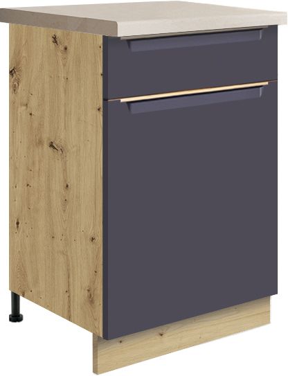 Glamour GLA-4D apakšējā skapīte ar atvilktni 50 cm — изображение 2