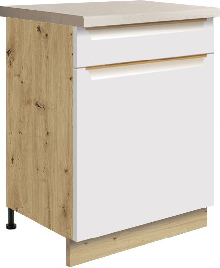 Apakšējais skapītis ar atvilktni 60 cm Glamour GLA-5D