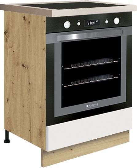 Apakšējā cepeškrāsns skapīte 60 cm Glamour GLA-17D