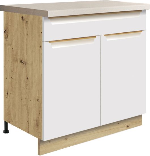 Apakšējais skapītis ar atvilktni 80 cm Glamour GLA-6D
